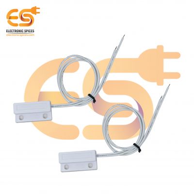 100V Wired Door Window Sensor Magnetic Switch For Home Alarm System (25 x10 x 5)mm pack of 2 pcs